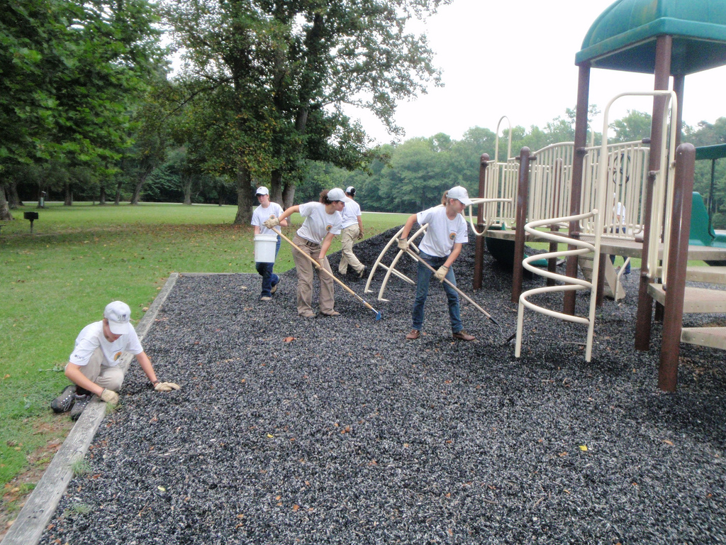 Rubber Playground Matting